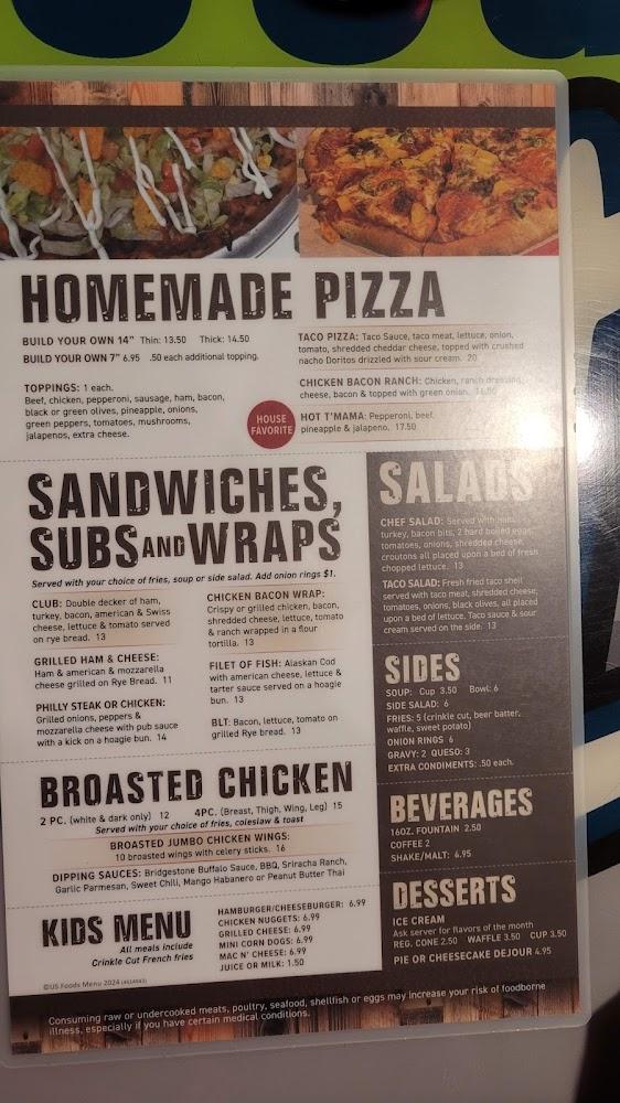 Bridgestone Bar &Grill Menu image 2