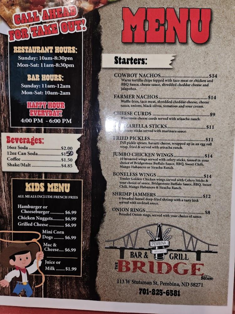 Bridgestone Bar &Grill Menu image 4